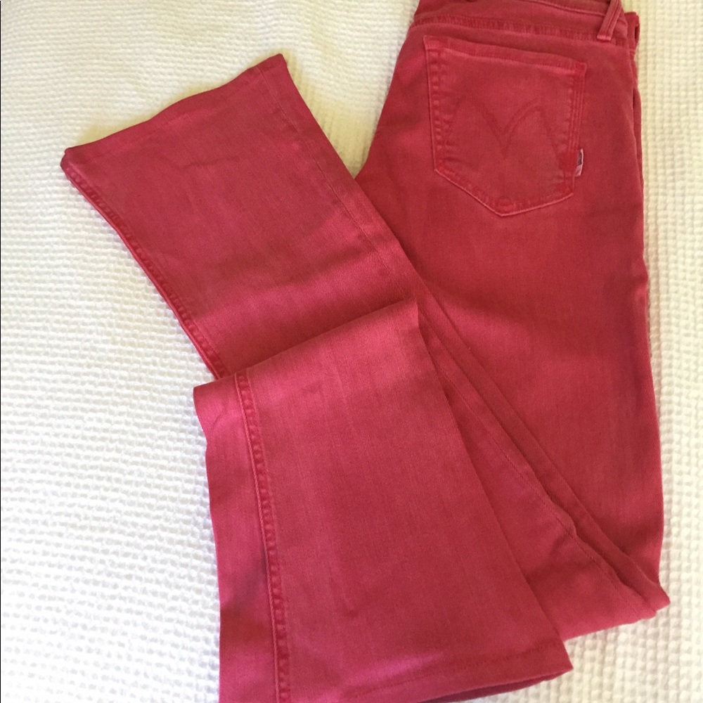 Pink mother jean
